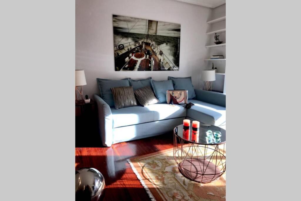 Piso Algorta+Wifi Gratis+Parking.Cerca De Bilbao. Getxo Bagian luar foto